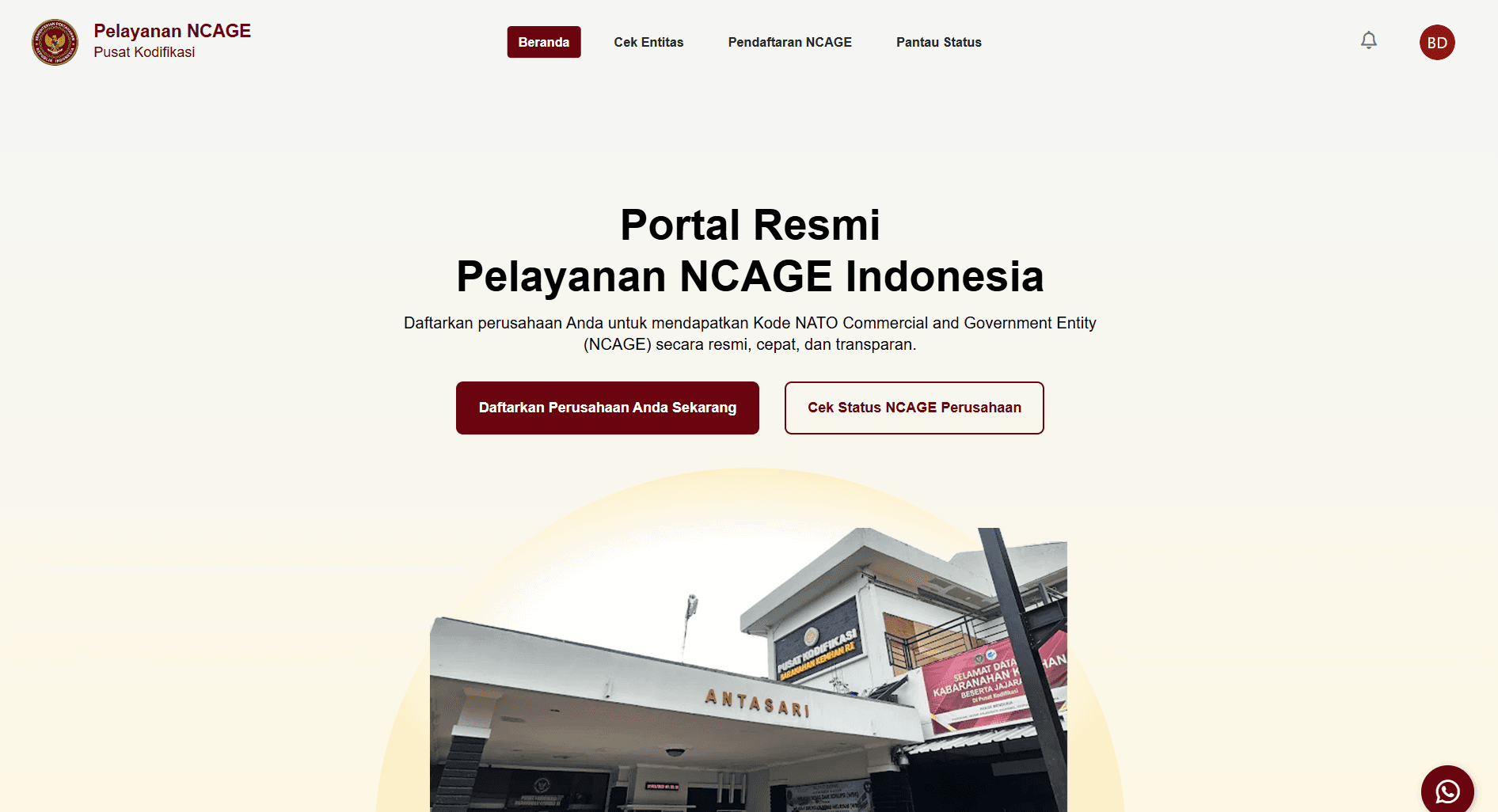 Pelayanan Kode NCAGE